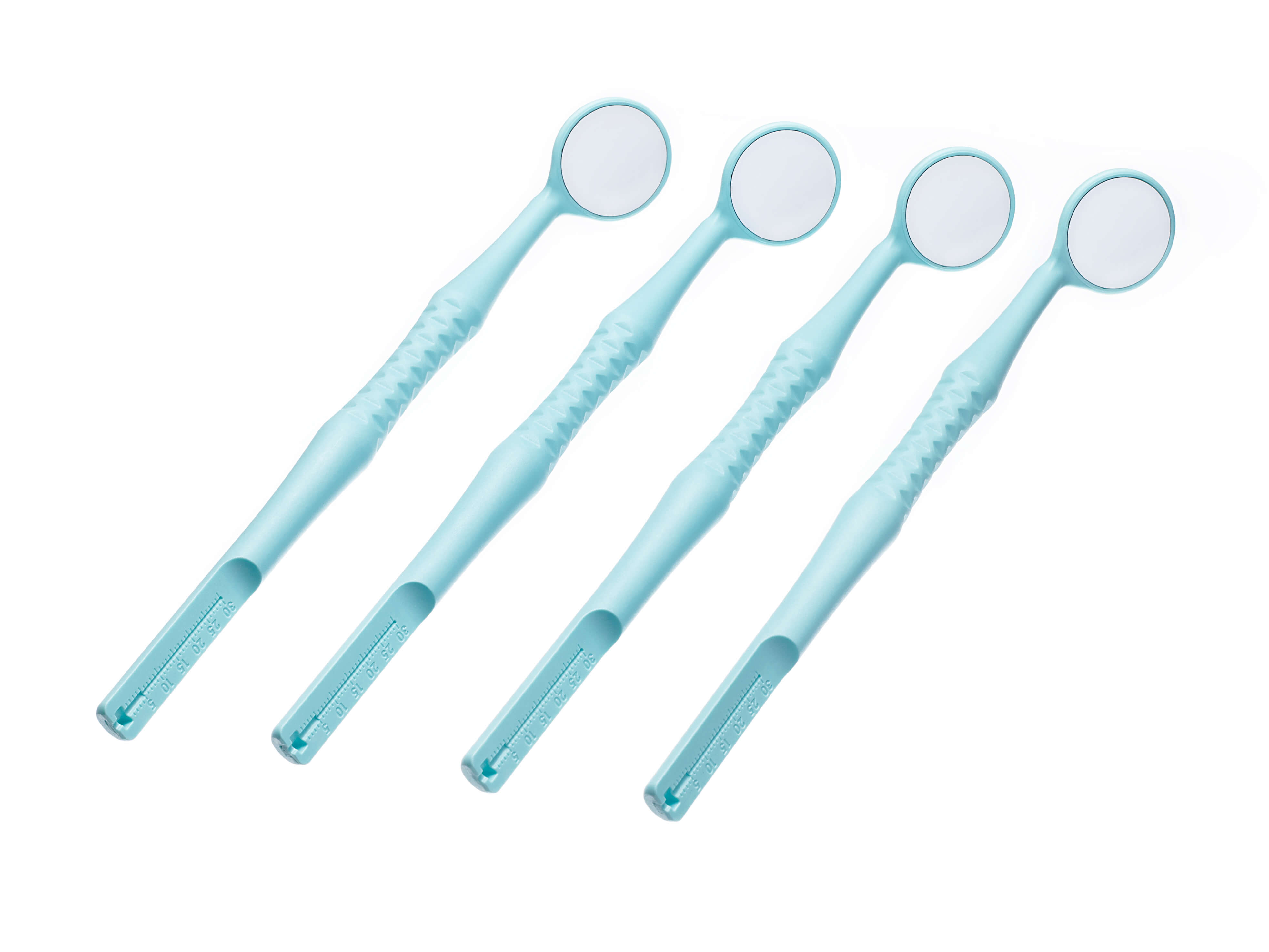  М2. Набор ультраярких зеркал с эндодонтической линейкой – 4 шт. | Dialog в интернет-магазине dialog.dental