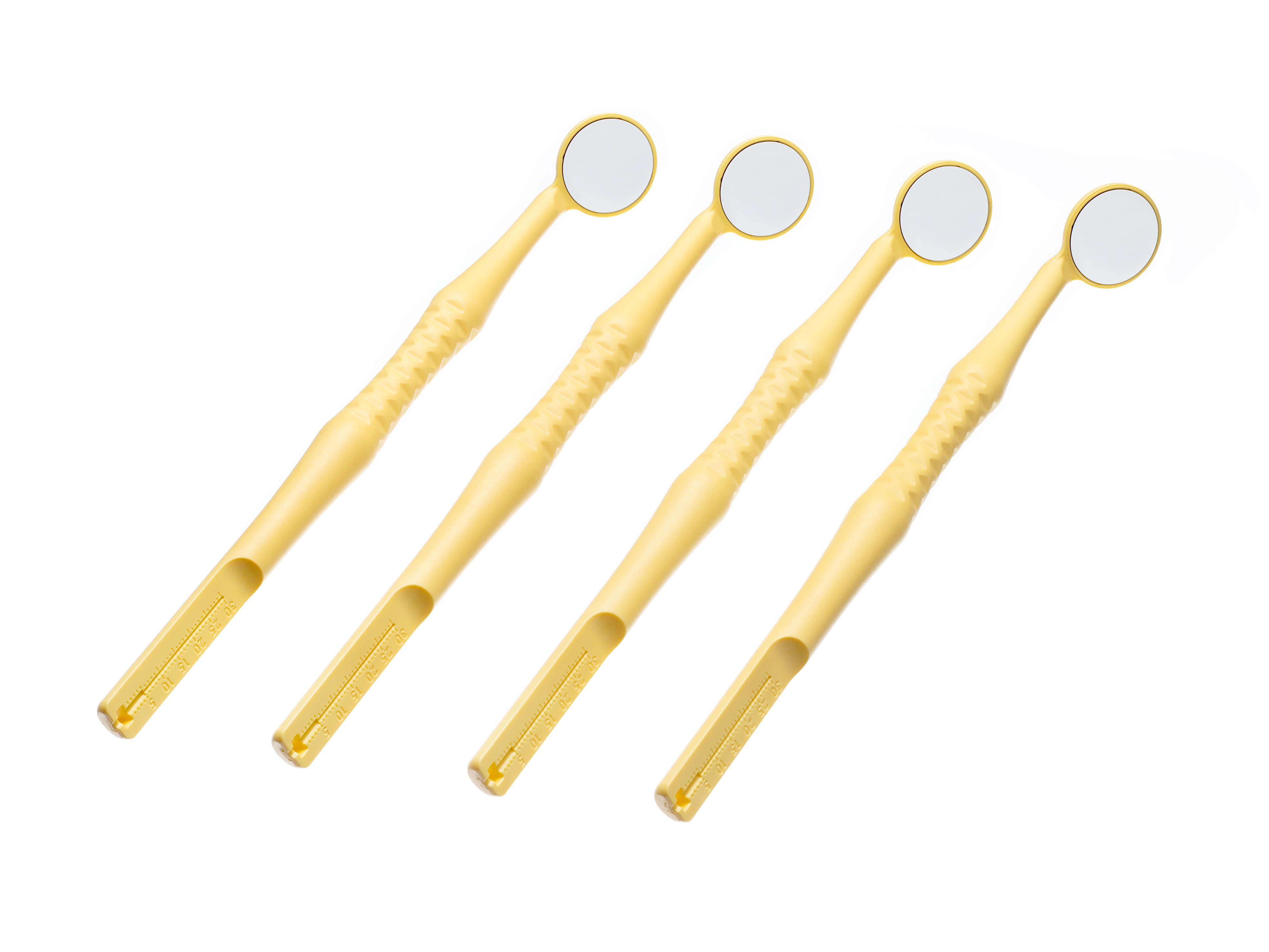  М2. Набор ультраярких зеркал с эндодонтической линейкой – 4 шт. | Dialog в интернет-магазине dialog.dental