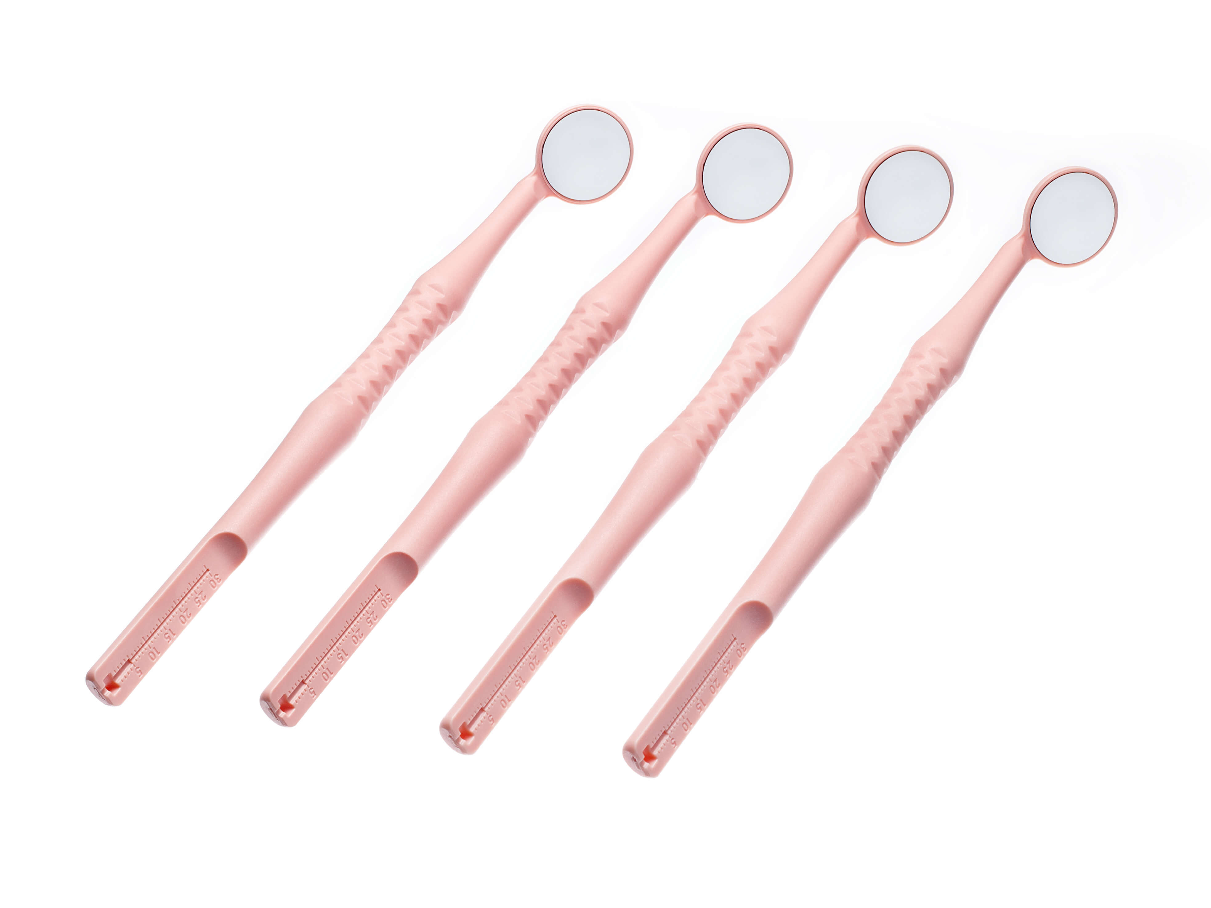  М2. Набор ультраярких зеркал с эндодонтической линейкой – 4 шт. | Dialog в интернет-магазине dialog.dental