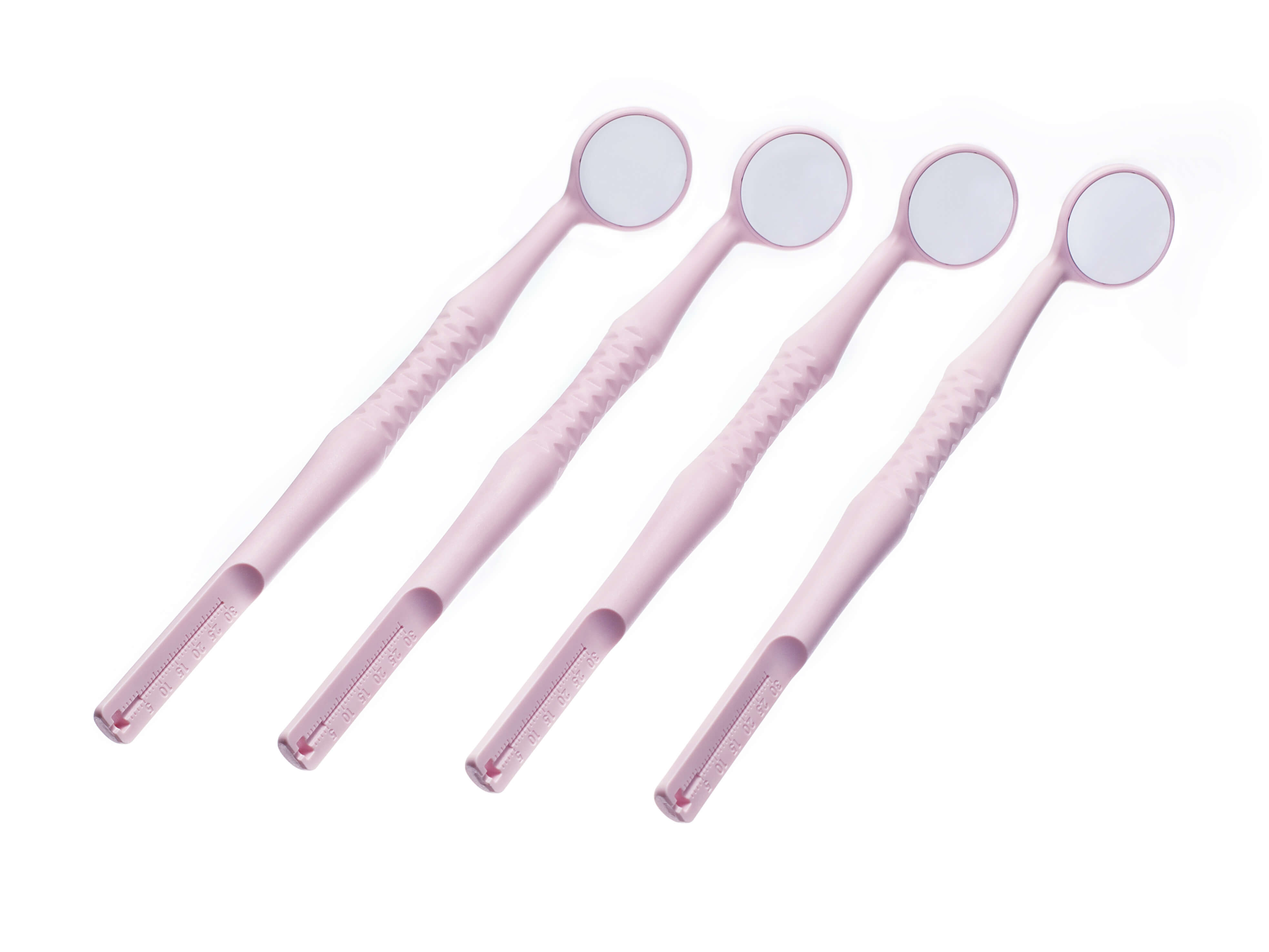  М2. Набор ультраярких зеркал с эндодонтической линейкой – 4 шт. | Dialog в интернет-магазине dialog.dental