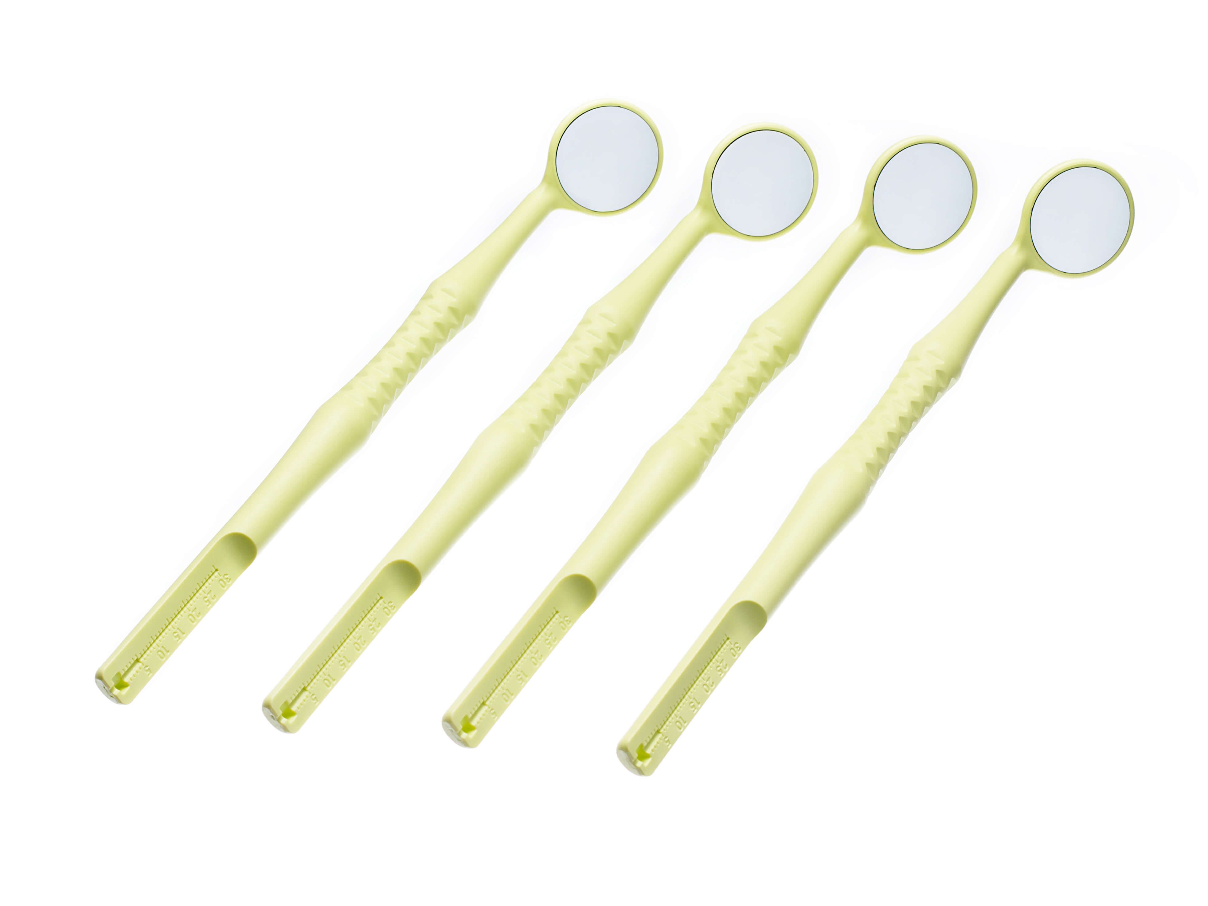 Товар М2. Набор ультраярких зеркал с эндодонтической линейкой – 4 шт. | Dialog в интернет-магазине dialog.dental