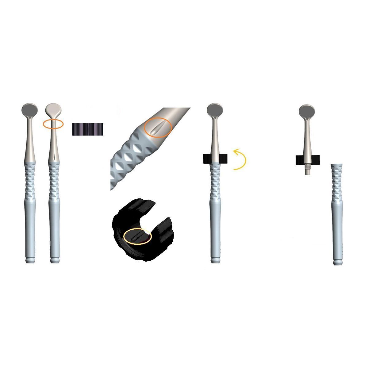 Заказать Ключ для замены зеркал, №5 | Dialog в интернет-магазине dialog.dental