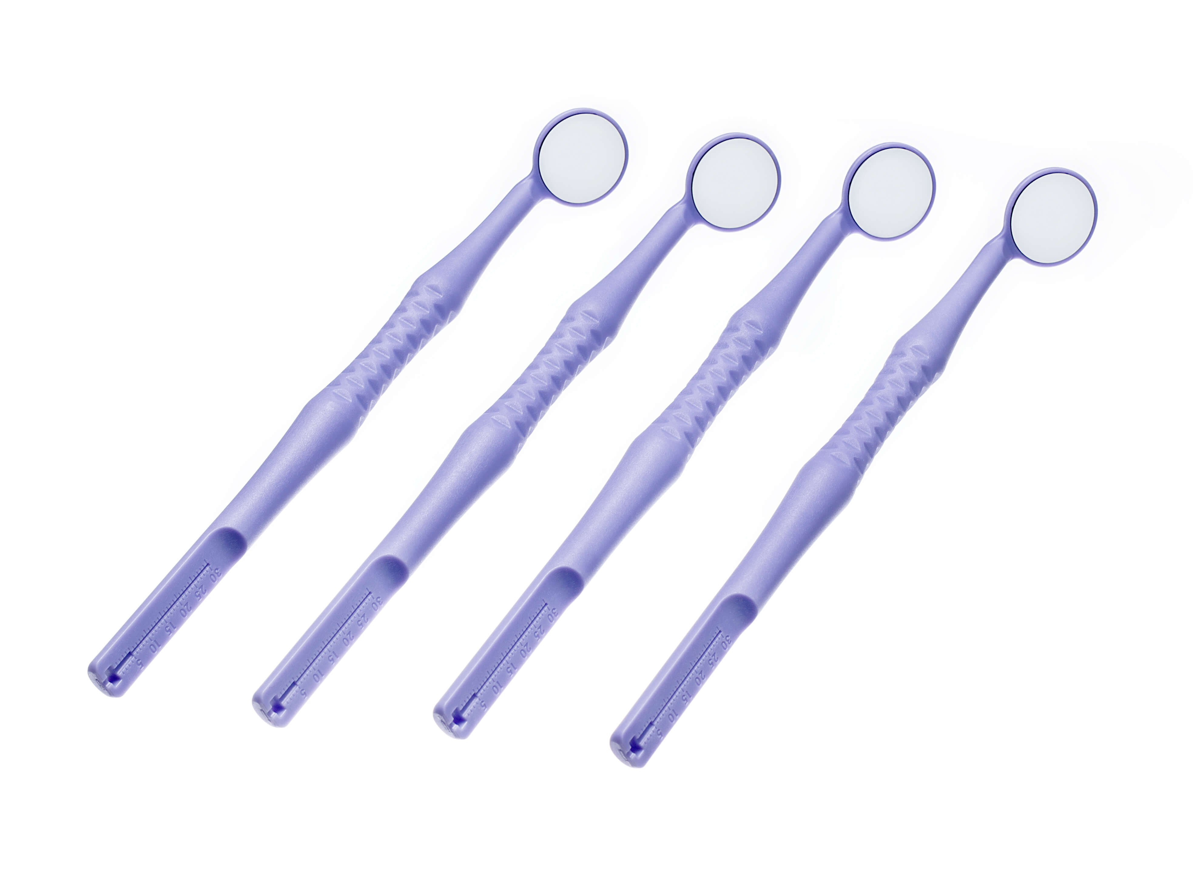  М2. Набор ультраярких зеркал с эндодонтической линейкой – 4 шт. | Dialog в интернет-магазине dialog.dental