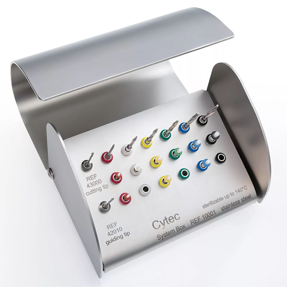  Набор каналорасширителей и калибраторов CYTEC для углового наконечника, 8 дриллей | HAHNENKRATT в интернет-магазине dialog.dental